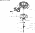 Part Location Diagram of 590680 Lawn Boy Dog-Starter
